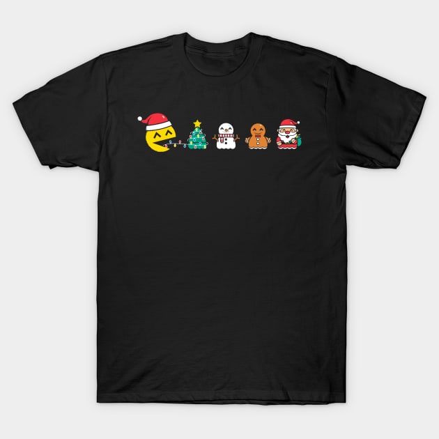 Pac-Christmas T-Shirt by krisren28